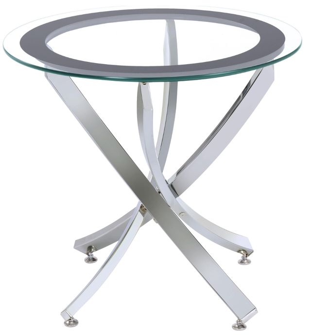 Coaster® Brooke 2-Piece Chrome Occasional Table Set-1