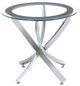Coaster® Brooke 2-Piece Chrome Occasional Table Set-1
