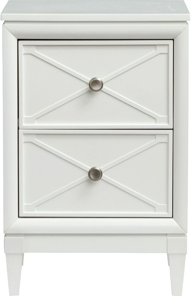 Magnussen Home® Springhouse Whisper White Drawer Nightstand-2
