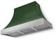 AGA Cascade 48" Cornwall Green Wall Mounted Range Hood  with Brushed Nickel Trim-0
