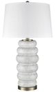 Stylecraft Grey White Wash/White Table Lamp-0
