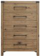 Benchcraft® Ridgester Light Brown Chest-3