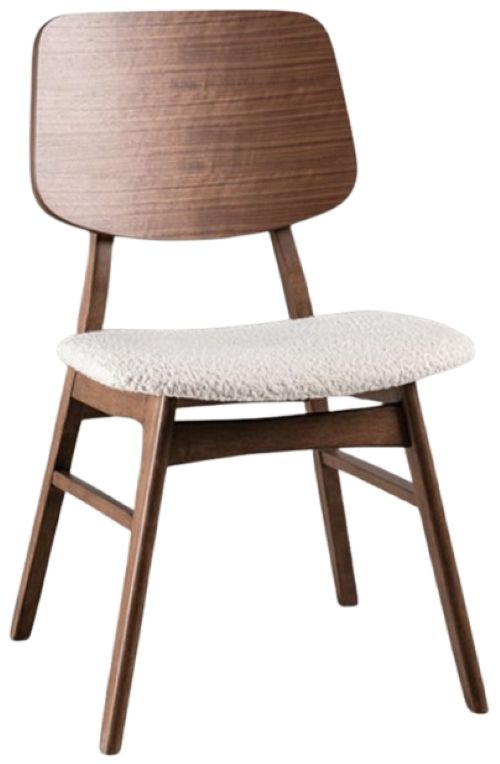 Furniture of America® Narvik 2-Piece Beige/Walnut Side Chair Set-0