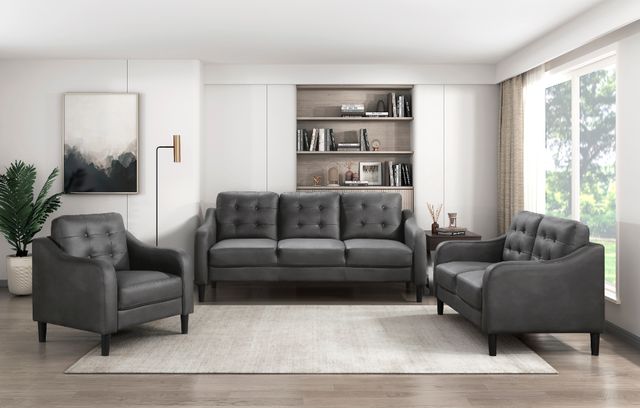 Homelegance® Mallory Gray Sofa-1