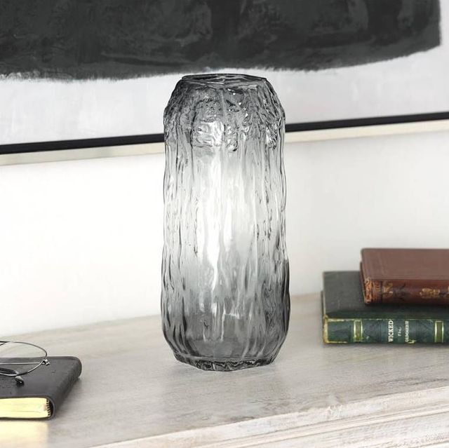 Deco Marche Gray Rectangular Ombre Vase-4