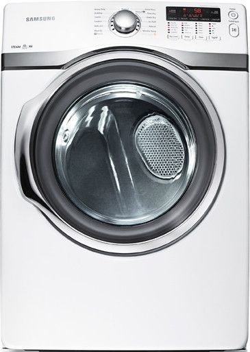 Samsung 7.4 Cu. Ft. Neat White Front Load Gas Dryer-0