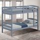 Furniture of America® Finsbury Gray Twin/Twin Bunk Bed-1