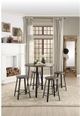 Mazin Furniture Chevre Burnished Brown Counter Height Table-3