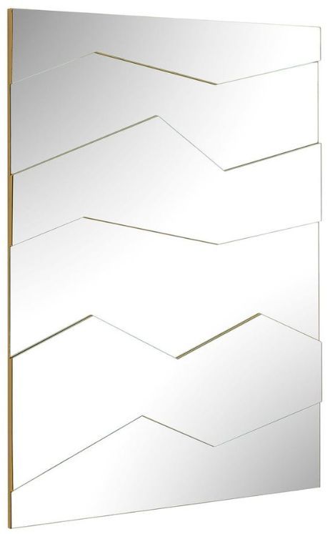 Uttermost® Fracture Gold Segmented Panel Mirror-4