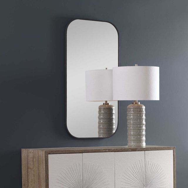 Uttermost® Taft Black Mirror-1