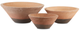 Currey & Company Cottage 3-Piece Black/Natural Bowls-0