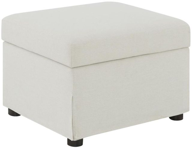 Coaster® Winter Beige Lift Top Storage Ottoman-0