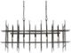 Currey & Company Steelhouse Blacksmith Rectangular Chandelier-2