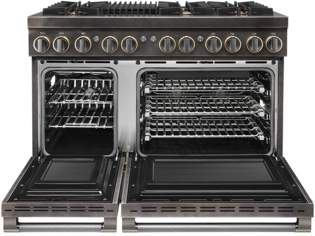 JennAir® 48" Distressed Smoke Pro Style Dual Fuel Range-1