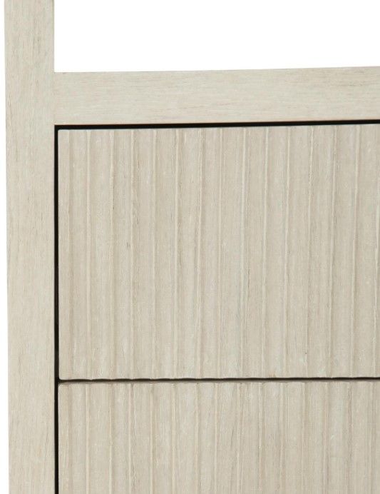 Bernhardt East Hampton Cerused Linen 2-Drawer Nightstand-3