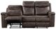 New Classic® Home Furnishings Quade Mocha Dual Manual Reclining Sofa-3