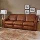 Flexsteel® Hudson Autumn Leather Sofa-1