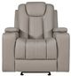 Signature Design by Ashley® Elevate Edges Coin Manual Glider Recliner -3