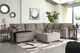 Signature Design by Ashley® Ballinasloe Platinum Oversized Accent Ottoman-2