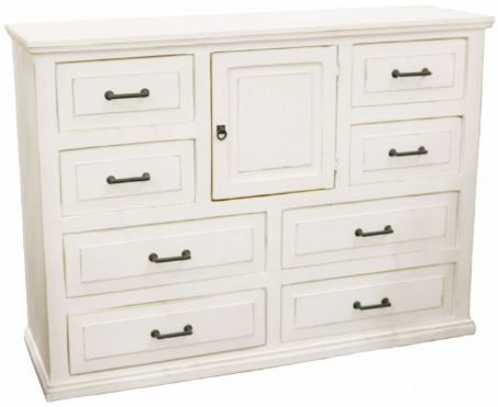 Million Dollar Rustic Econo White Dresser-0