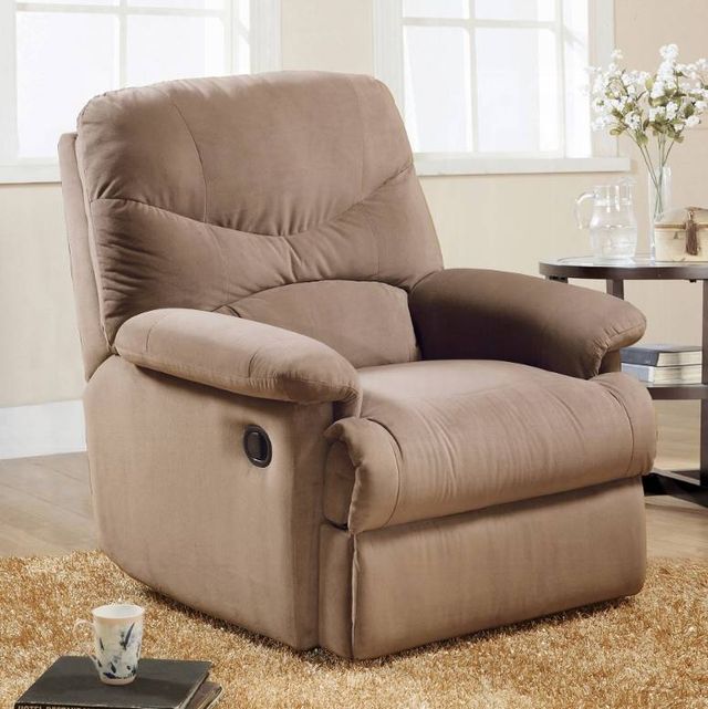 ACME Furniture Arcadia Light Brown Manual Glider Recliner-1