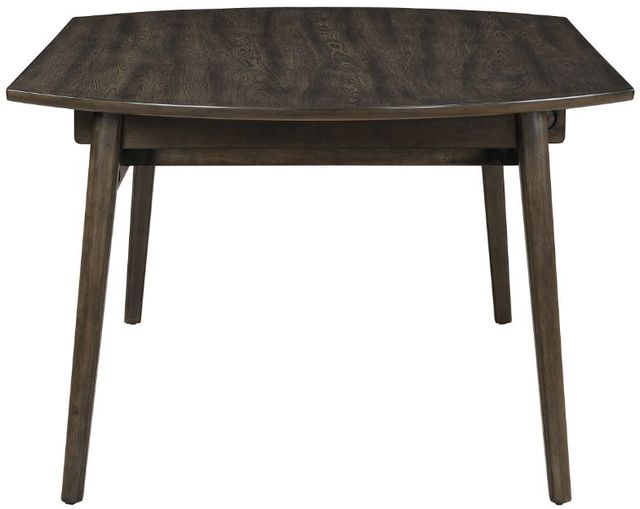 New Classic® Home Furnishings Rex Walnut Dining Table with Self Storing Leaves-4