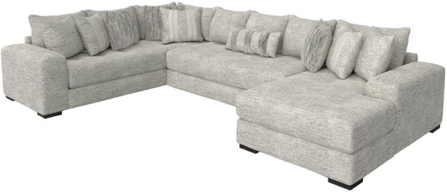 Albany Industries 3-Piece Galactic Parchment Sectional-0