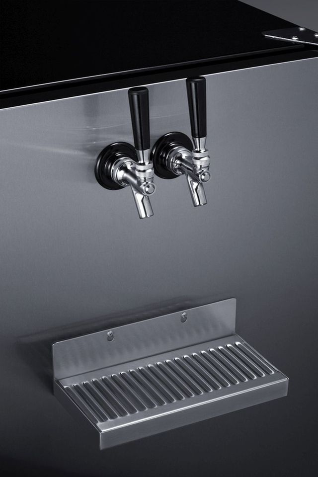Summit® 5.3 Cu. Ft. Stainless Steel Built-In Cold Brew Coffee Kegerator-2