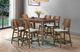 New Classic® Home Furnishings Oscar Walnut Counter Height Table-1