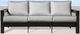 Enclover Hickory Black/Granite Sofa-0