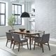Liberty Furniture Space Savers 5-Piece Gray/Satin Walnut Dining Set-0