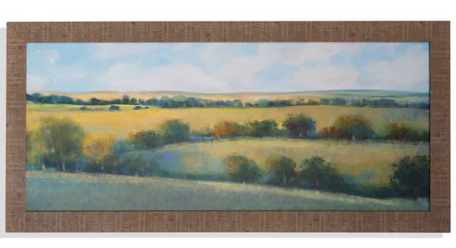 Stylecraft Dark Green/Light Blue/Yellow Wall Art-0