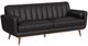 Elements International Horizon Pebble Dark Gray Sofa-0