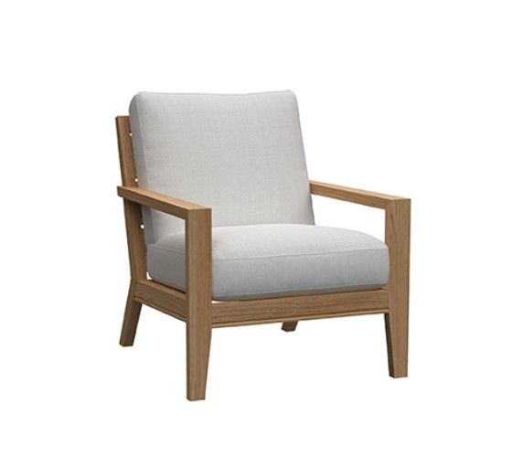 Lane Venture® Carlsbad Brown Outdoor Wooden Lounge Chair-0