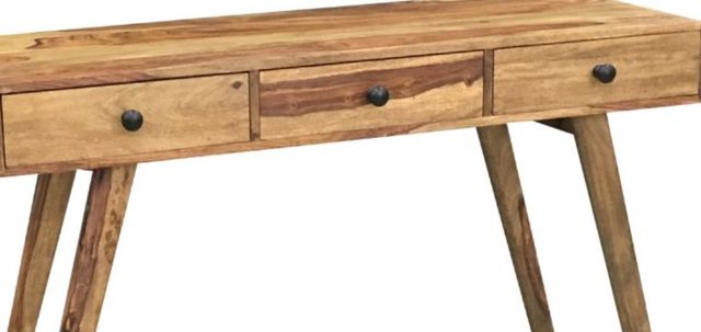 Jaipur Furniture Oker Brown 3-Drawer Console Table-2