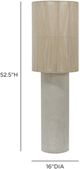 TOV Furniture Mondada Cream Floor Lamp-2