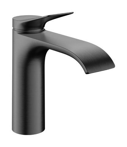 Hansgrohe Vivenis Brushed Black Chrome 4" Single-Hole Faucet with Pop-Up Drain-0