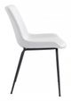 Zuo® Byron White Dining Chair-2