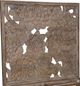 Porter International Designs Dahlia Light Brown Queen Panel Bed-1