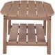 Signature Design by Ashley® Cliffs Beach Driftwood Plastic Outdoor Cocktail Table-3
