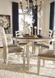 Signature Design by Ashley® Realyn 5-Piece Chipped White Oval Dining Table Set-4