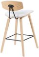 Armen Living Fox Oak/White Barstool-3