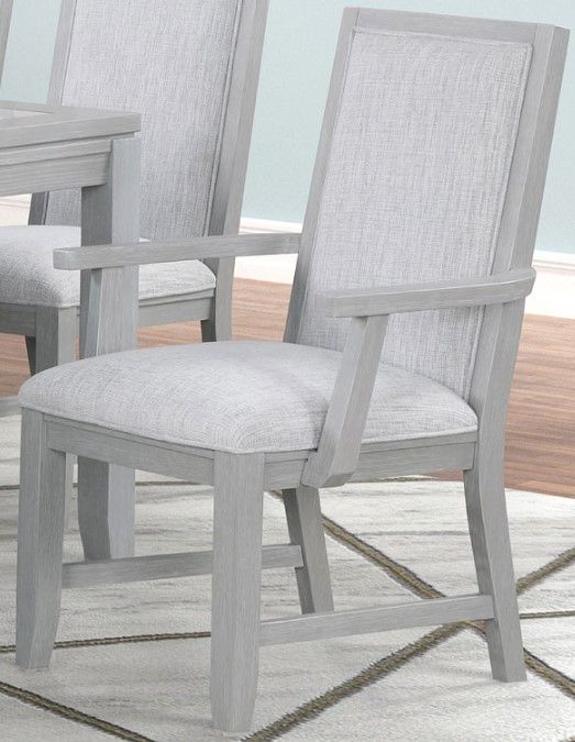 New Classic® Home Furnishings Fiona 9-Piece Mist Gray Dining Table Set-4