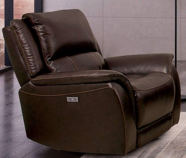 Furniture of America® Gorgius Espresso Power Reclining Chair-0