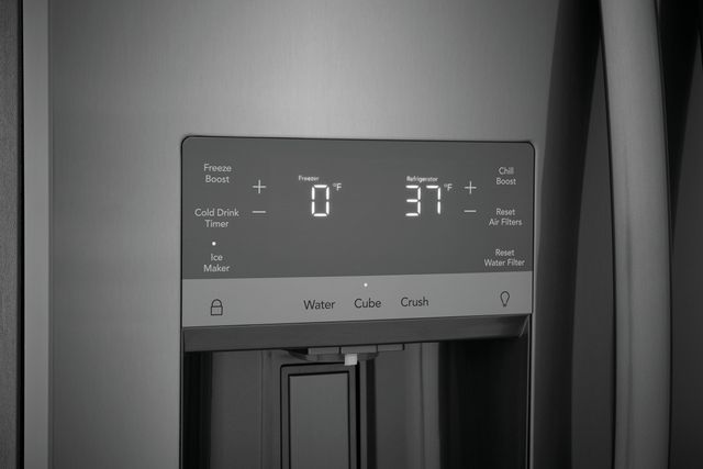 Frigidaire Gallery® 36 in. 22.2 Cu. Ft. Black Stainless Steel Counter Depth Side-by-Side Refrigerator-4