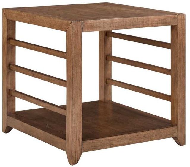 Liberty Furniture Shaker Lakes Harvest Brown End Table-0