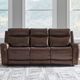 Liberty Furniture Blair Cognac Leather Power Reclining Zero Gravity Sofa-2