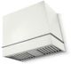 AGA Loge 36" White Wall Mounted Range Hood with Polished Chrome Trim-0