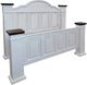 Million Dollar Rustic Ana Weathered White Queen Bed-0