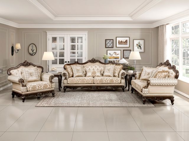 Homelegance® Balthasar Brown Loveseat-1